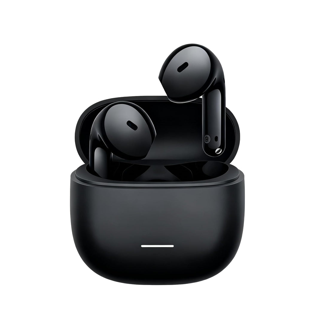 Xiaomi REDMI Buds 8 Active, Bluetooth Earbuds Semi-in-ear, 14.2mm Titanium-Diaphragm Driver with Strong Bass, Up to 37h Battery Life, Dual-device Connection, 5 EQ Settings, Bluetooth 5.4, IP54, Black