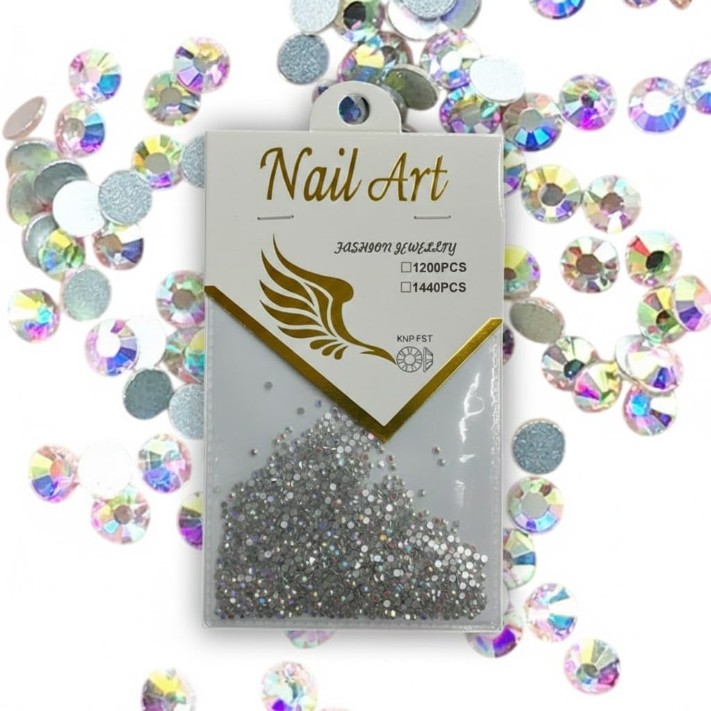 3D Crystal Marble Design Press On Nails Full Cover Acrylic Nail Kit Glue On False Nails Extreme Long Coffin Ballerina Square Nail Art Tips Super Fashion Fake Nails Set- SS6