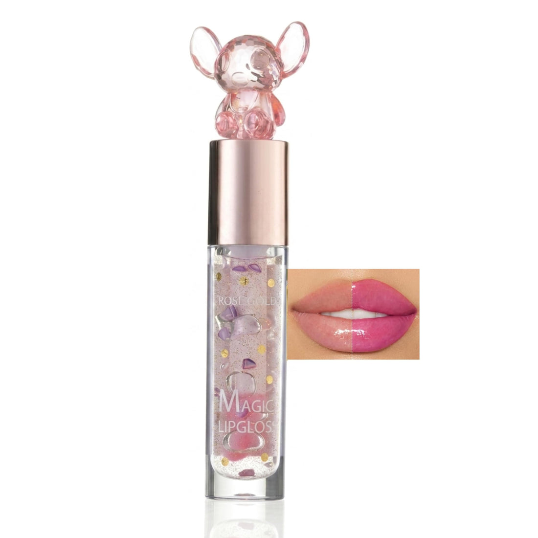 Color Changing Lip Gloss Lip Tinted, Pink Magic Mood Lipstick,Temperature Color Change Lip Stain Lip Balm, Longlasting Lips Will Not Dry Out