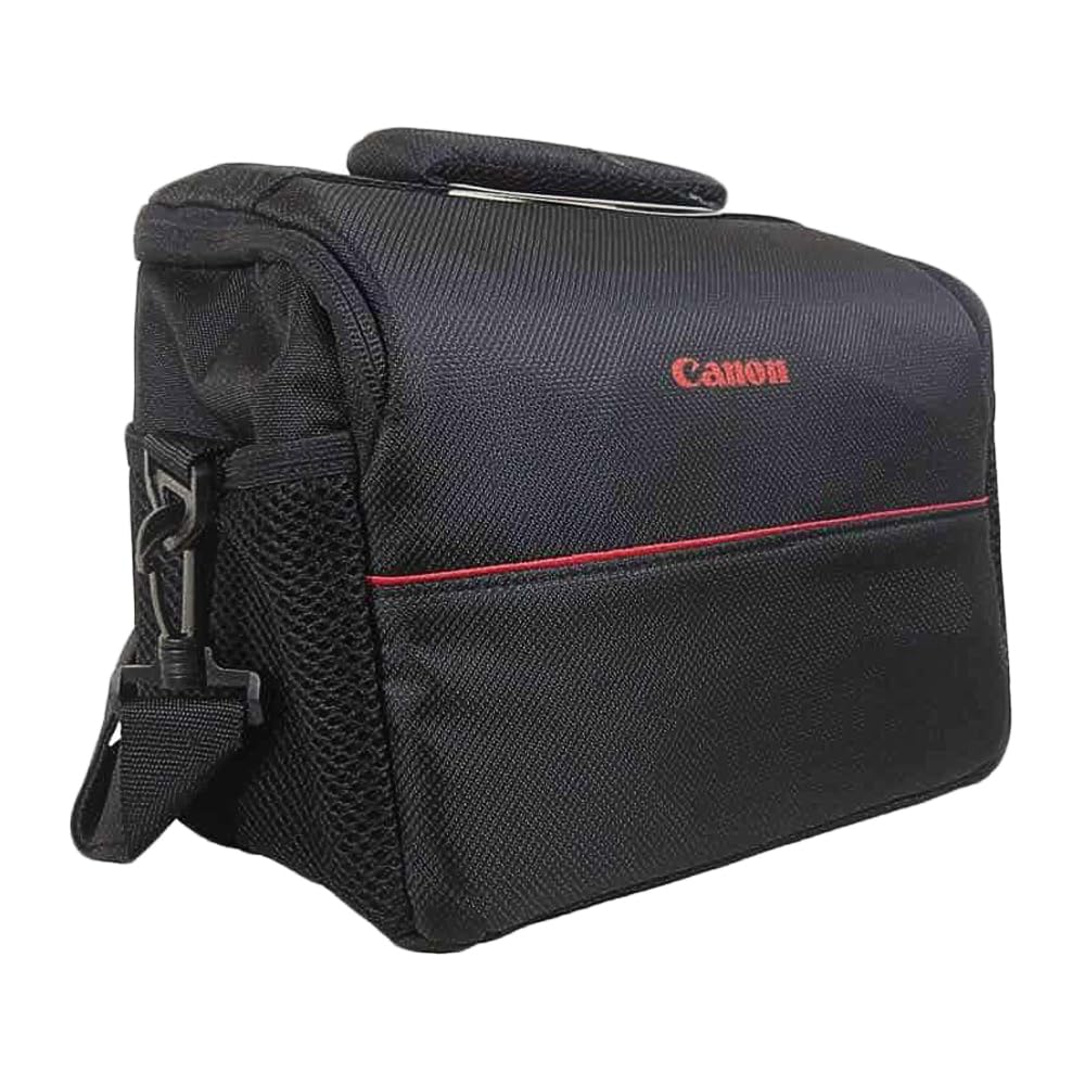 YINGNIST DSLR Camera Bag for Canon EOS 1100D 700D 650D 600D 550D for Nikon P900 D7200 D3400 D5300 for Sony A6000 A6300 RX100, Black, Mixed Materials
