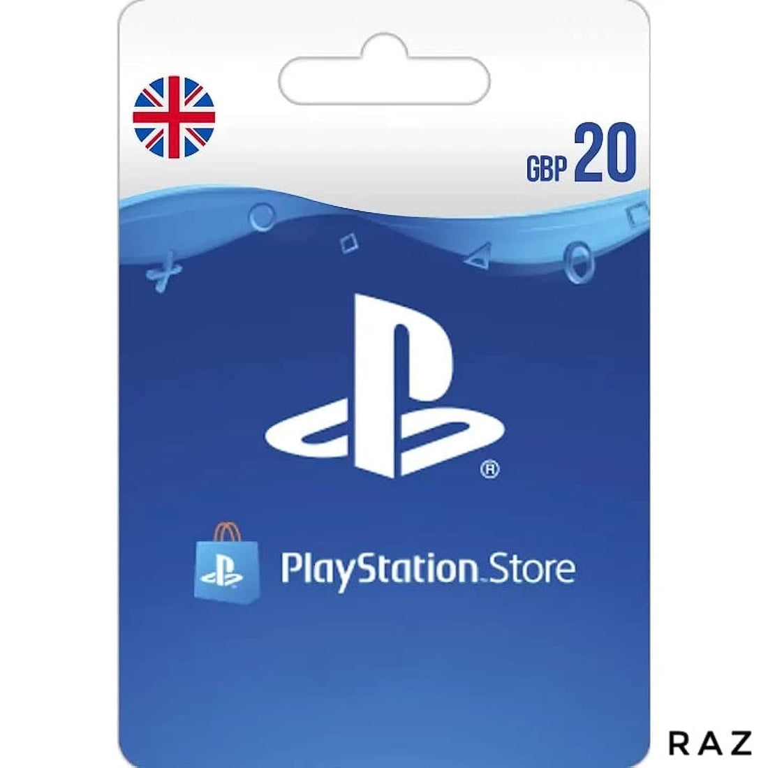 RAZ PSN Card UK 20 GBP