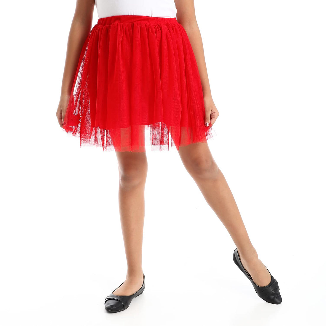 Azeez Kids White Mini Tulle Tutu Skirt - White