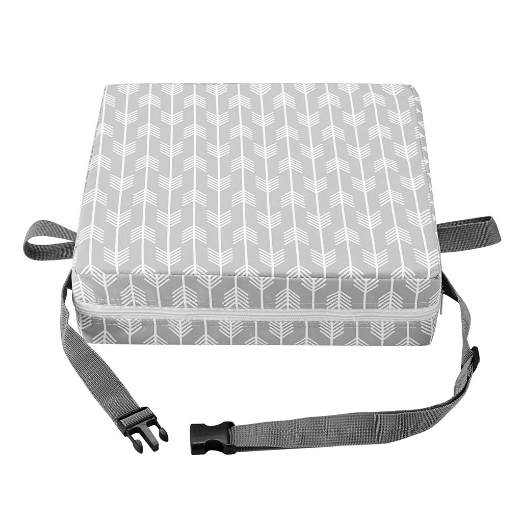Moro Moro 3 Chair Increasing Cushion - Baby Toddler Booster Seat With Straps Ids Infant Portable Dismountable Adjustable Highchair Booster Cushion Thick Chair Seat Pads, Rey Arrow
