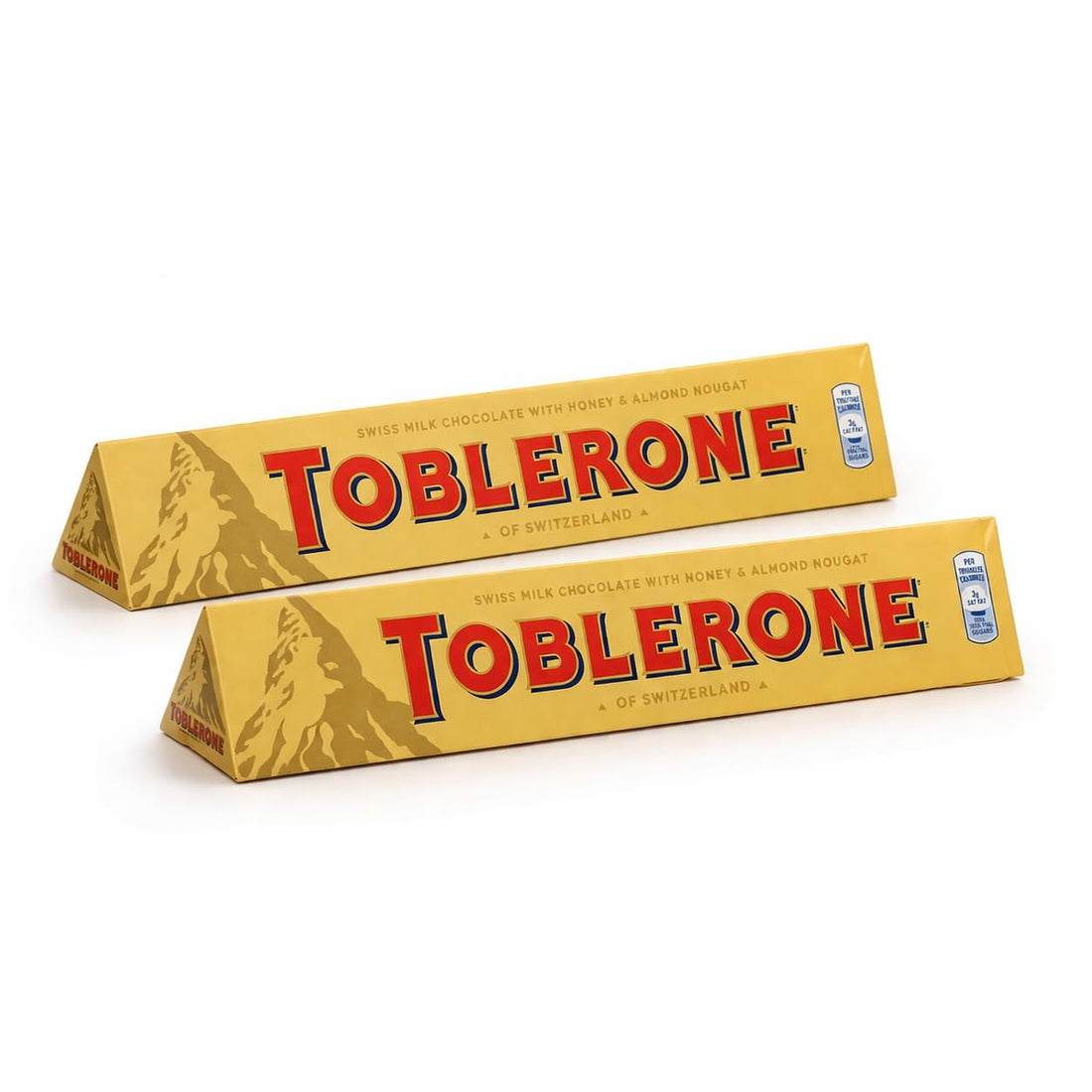 Swiss Milk Chocolate Honey Almond Nougat Pack of 2, Rich Premium Taste