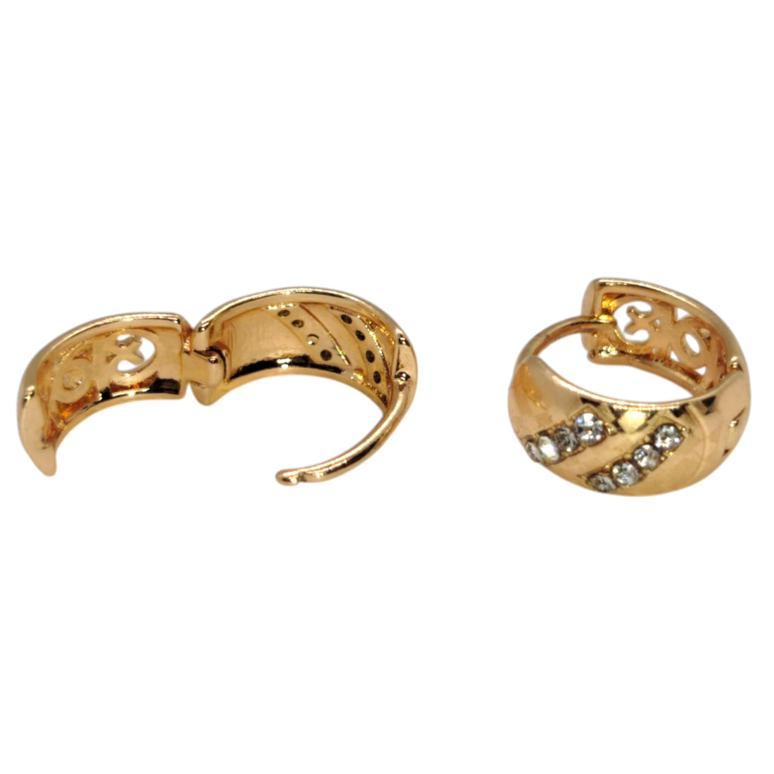 Gold Tikka Earrings Chinese Gold - Elegant Design and Suitable for Occasions and Evening - High Quality - Fashion and Durable Design - GOLD38