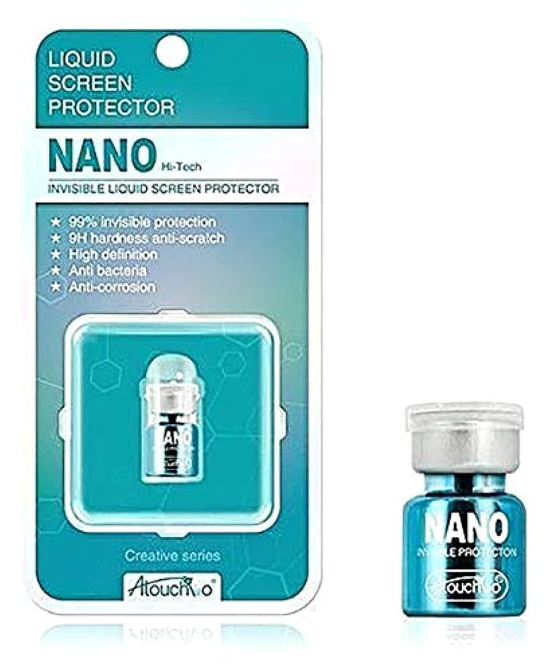 Liquid Screen Protector – 9H Hardness, Scratch Resistant Invisible Coating Compatible with All Smartphones, Watches and Tablets