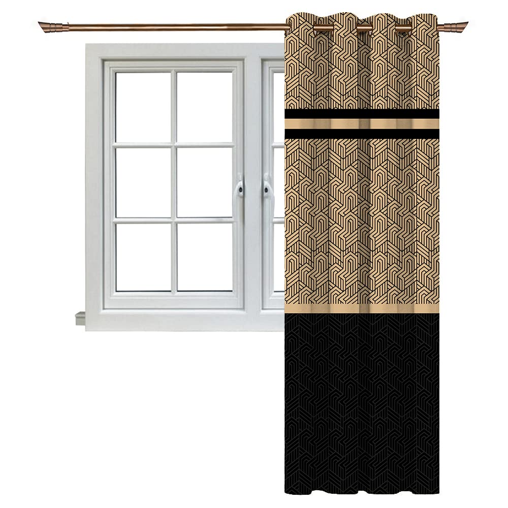 Naguib Selim M.C 206 s 3D Printed Curtain for Living Room and Bedroom, Multi Color, 280 * 140 cm