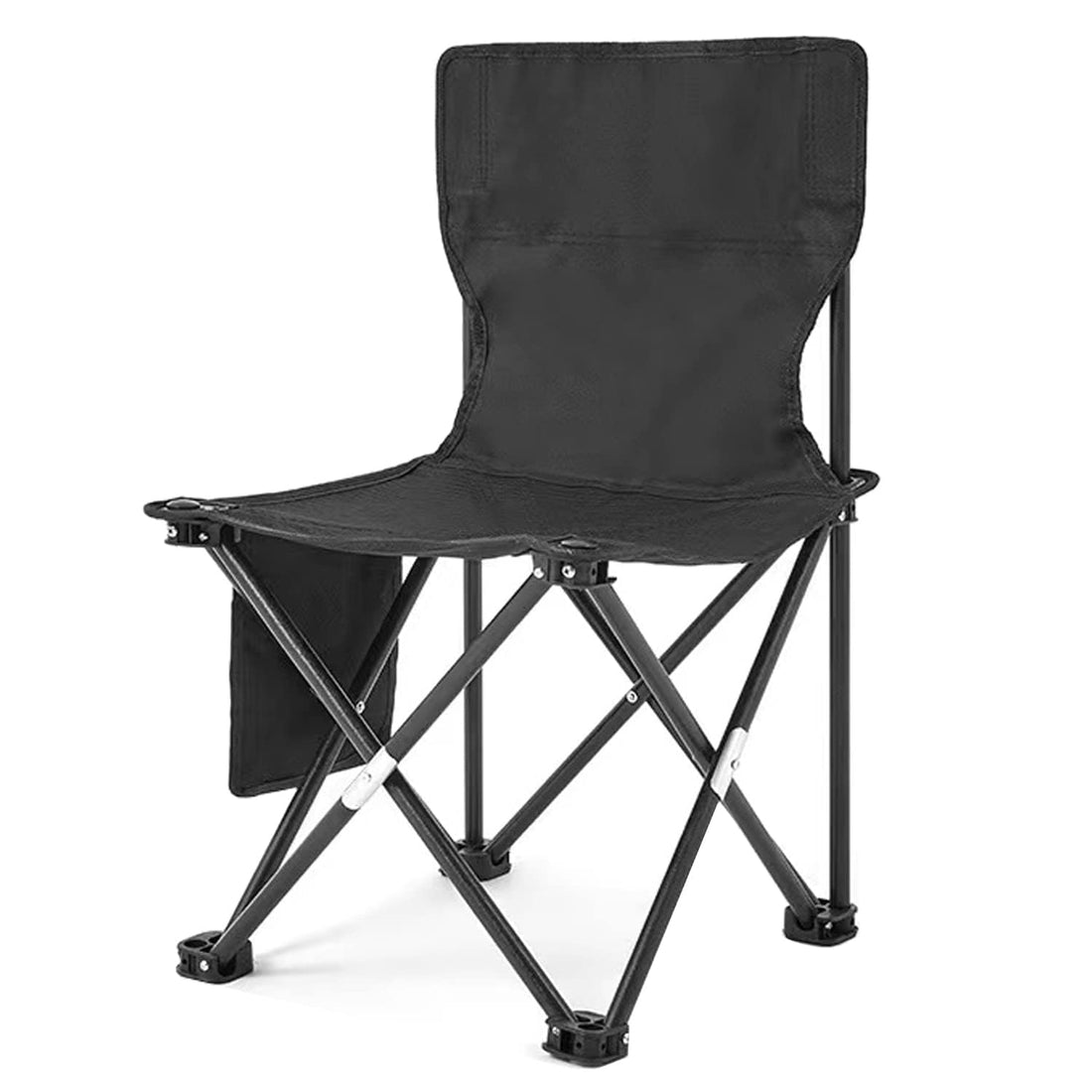 SKY-TOUCH Outdoor Camping Folding Chair,Lightweight Folding Chair With Cooler Bag,Sturdy and Durable for Outdoor, Picnic, Cooking, Beach, Hiking, Fishing(43×43×72cm)