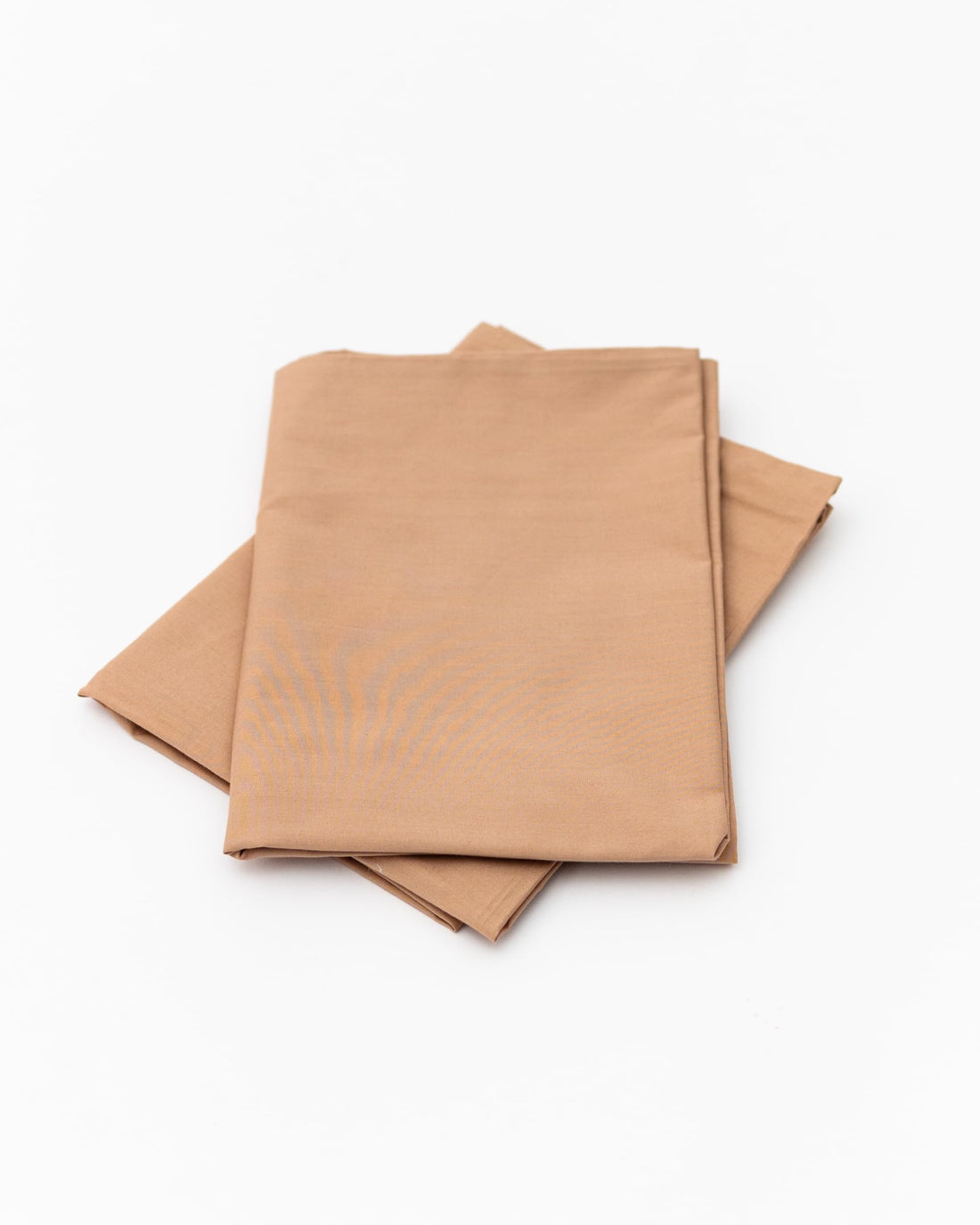 crisp and breathable Percale Fitted Bedsheet With 2 Pillow cases (Beige, 120x200)