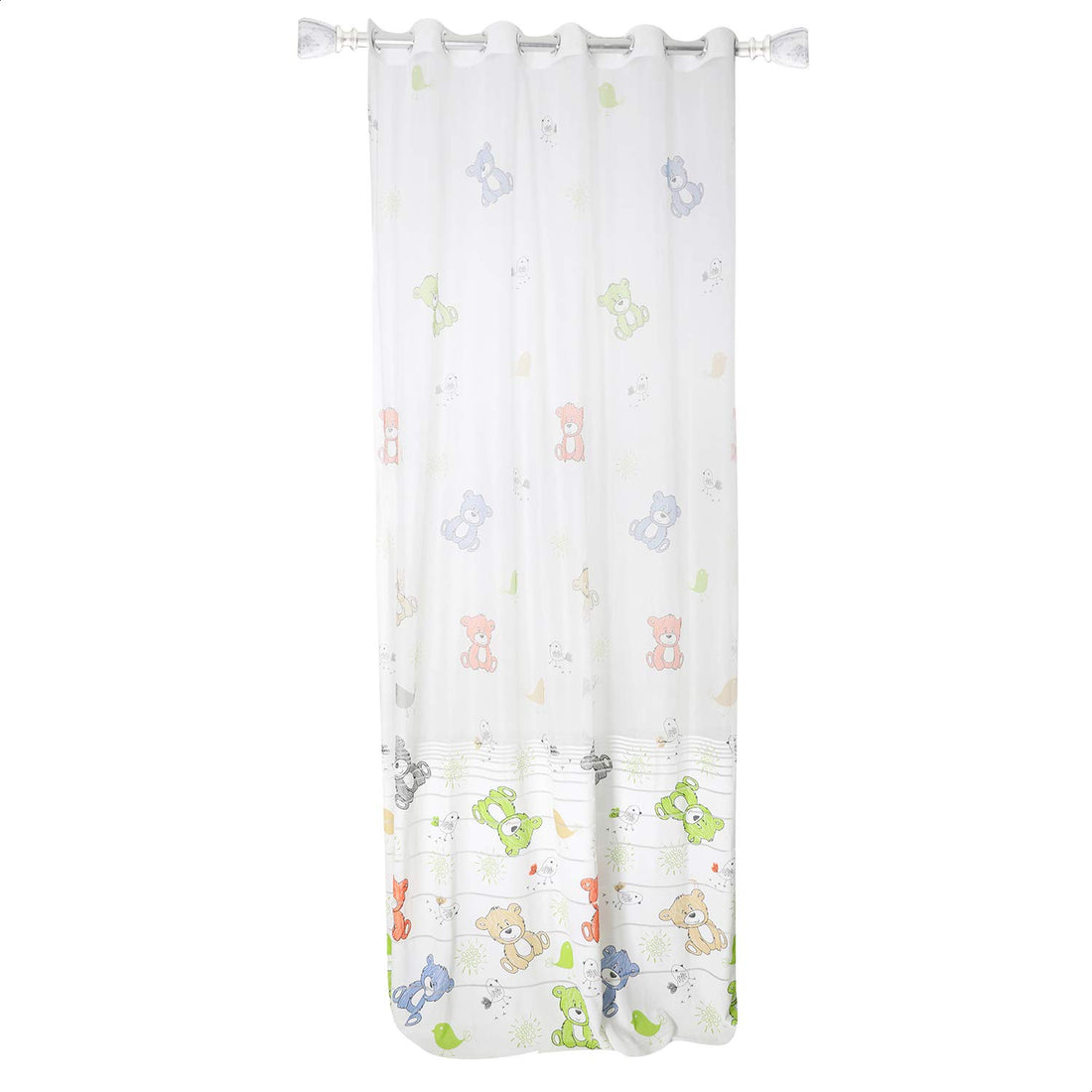Penguin Transparent Tulle Curtain - 140 * 250 - Multi Colors 1.00 Piece