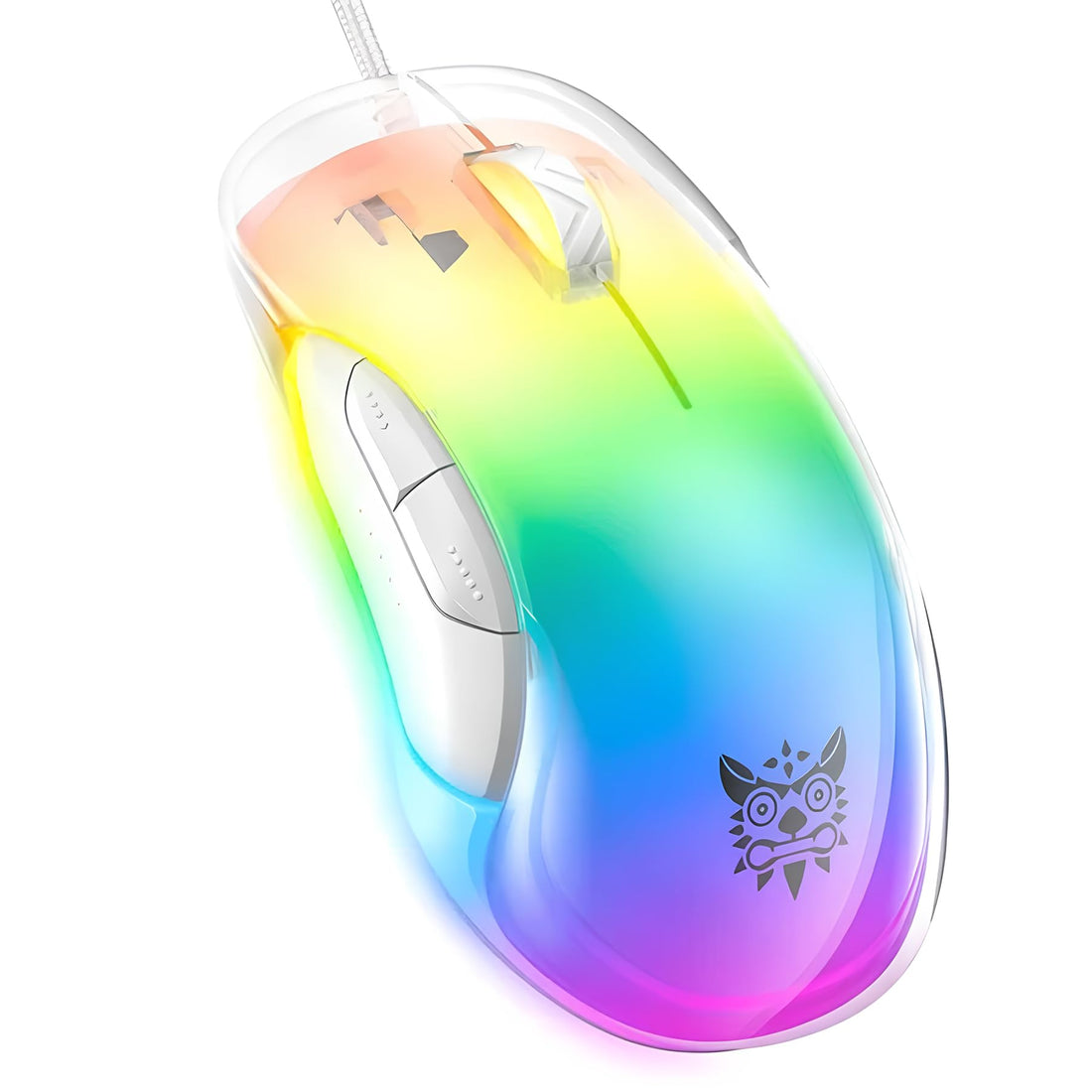 Onkuma CW925 RGB Wired eSports Gaming Mouse, Adjustable DPI up to 12800, Lightweight Ergonomic Design, Precision Sensor, Customizable RGB Backlit