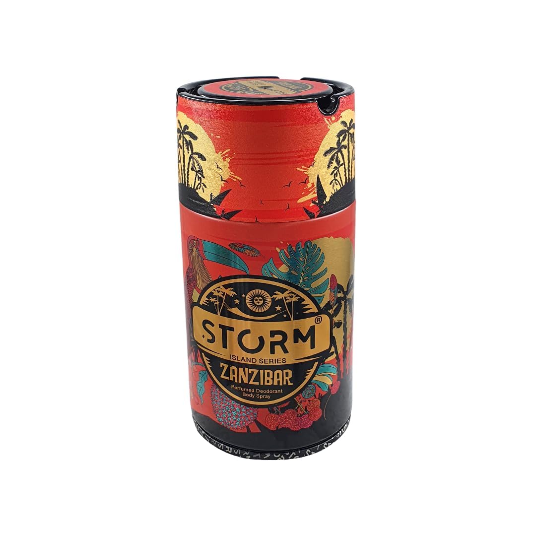 Storm Island Zanzibar Perfumed Deodorant Body Spray for Men 250 ml