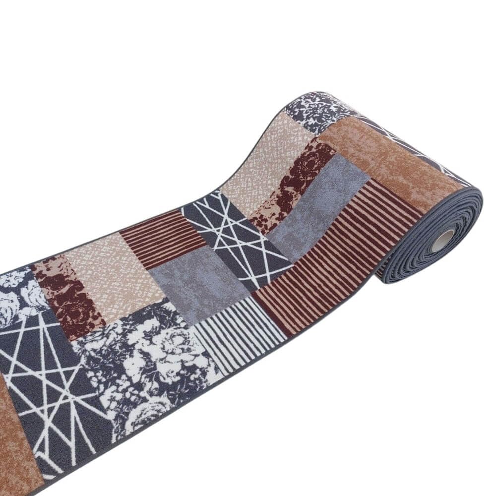 Lightweight Modern Style Machine Woven Rug with cotton back– Durable, Ideal for Hallways & Between Furniture –(Wide 100 cm), Multiple Lengths (1000, centimeter length)
