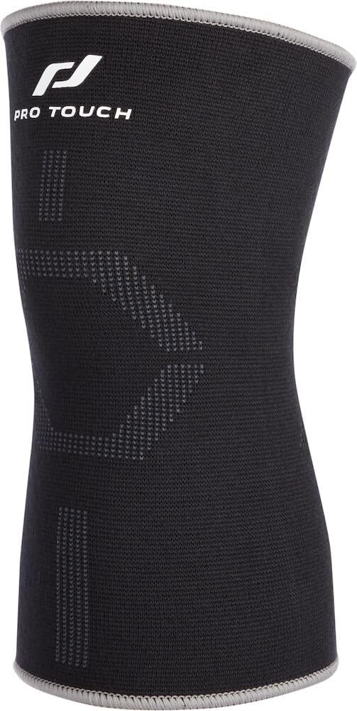 Pro Touch 413526 100 Knee Support for Unisex, Large, Black/Grey