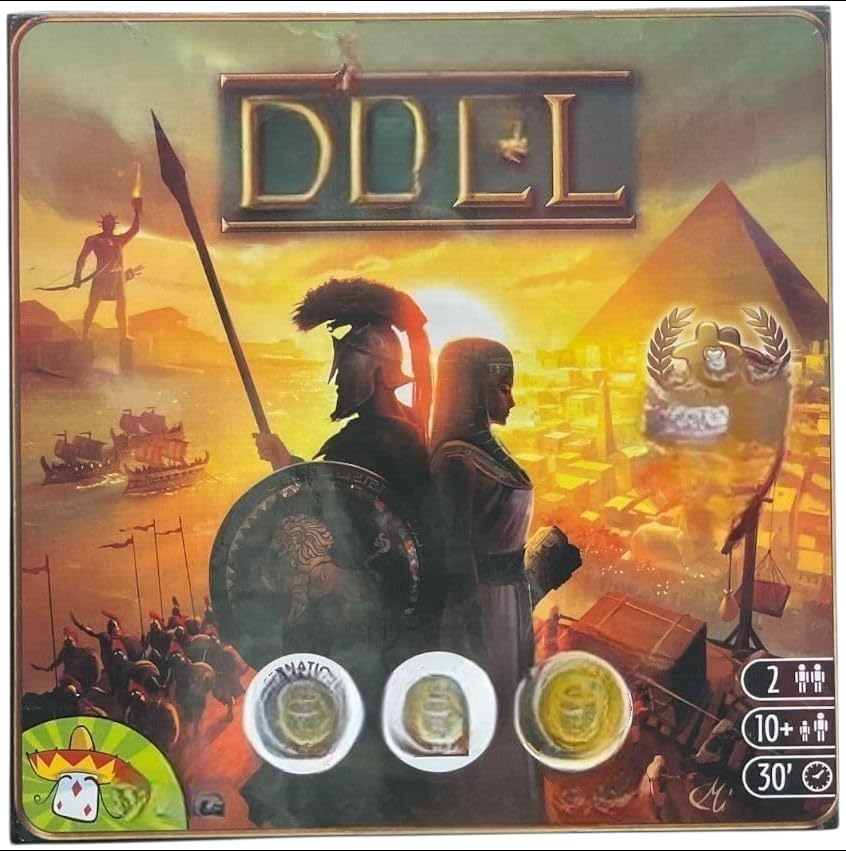 DUEL Strategy Board Game, 2 Players, Ages 10+, 30 Minutes Playing Time