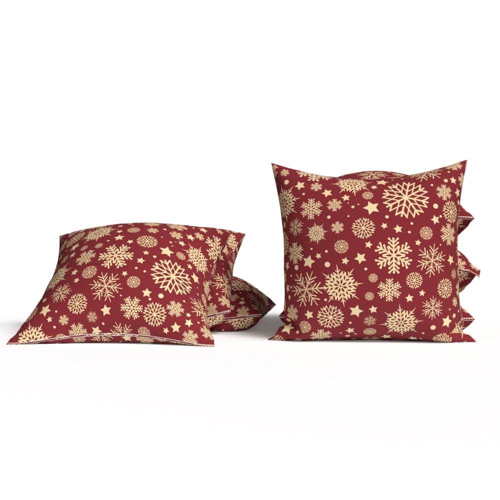 ARTMOOD Christmas Cushion 010 with filling 40x40 CM, Washable Soft Holiday Pillow for Sofa, Bedroom, Living Room, or Office, Festive Decorative Accent