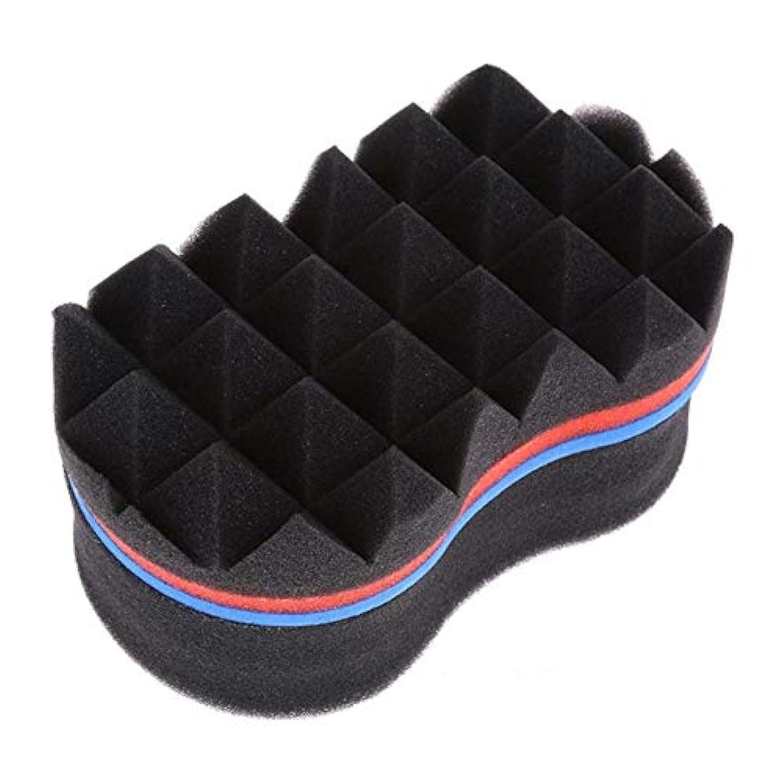 Black small eight-shaped curly sponge