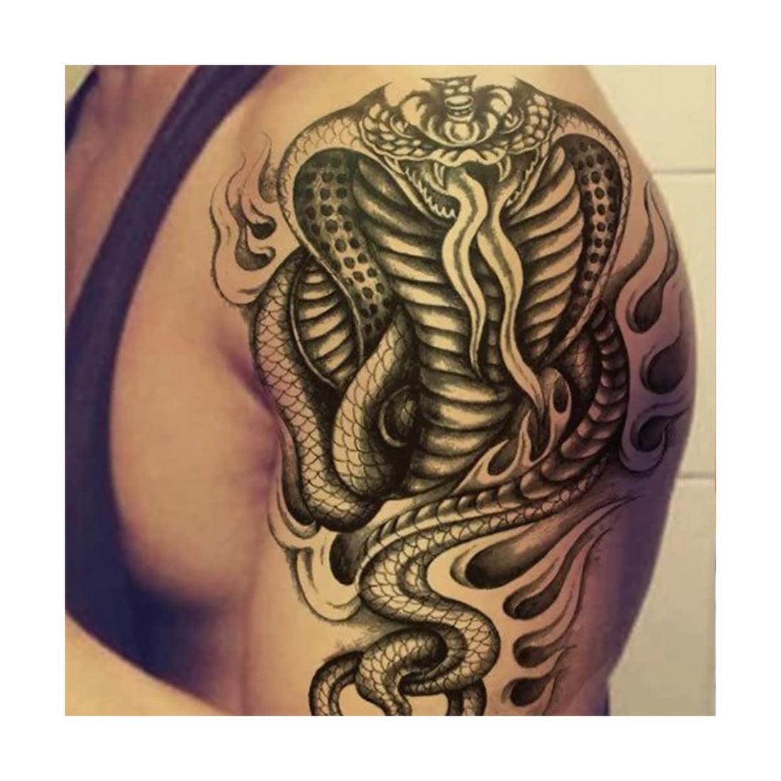 Temporary Tattoos for Men Waterproof Tattoos Stickers Body Art Fake Tattoo