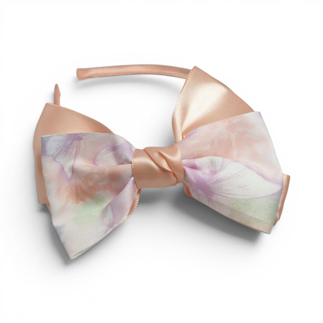 Catch Up Bow Flower Pattern Headband for Women and Girls Elegant Floral Bow Hair Band Soft Comfortable Lightweight Non-Slip Daily Wear Fashion Accessory Feminine Stylish Look