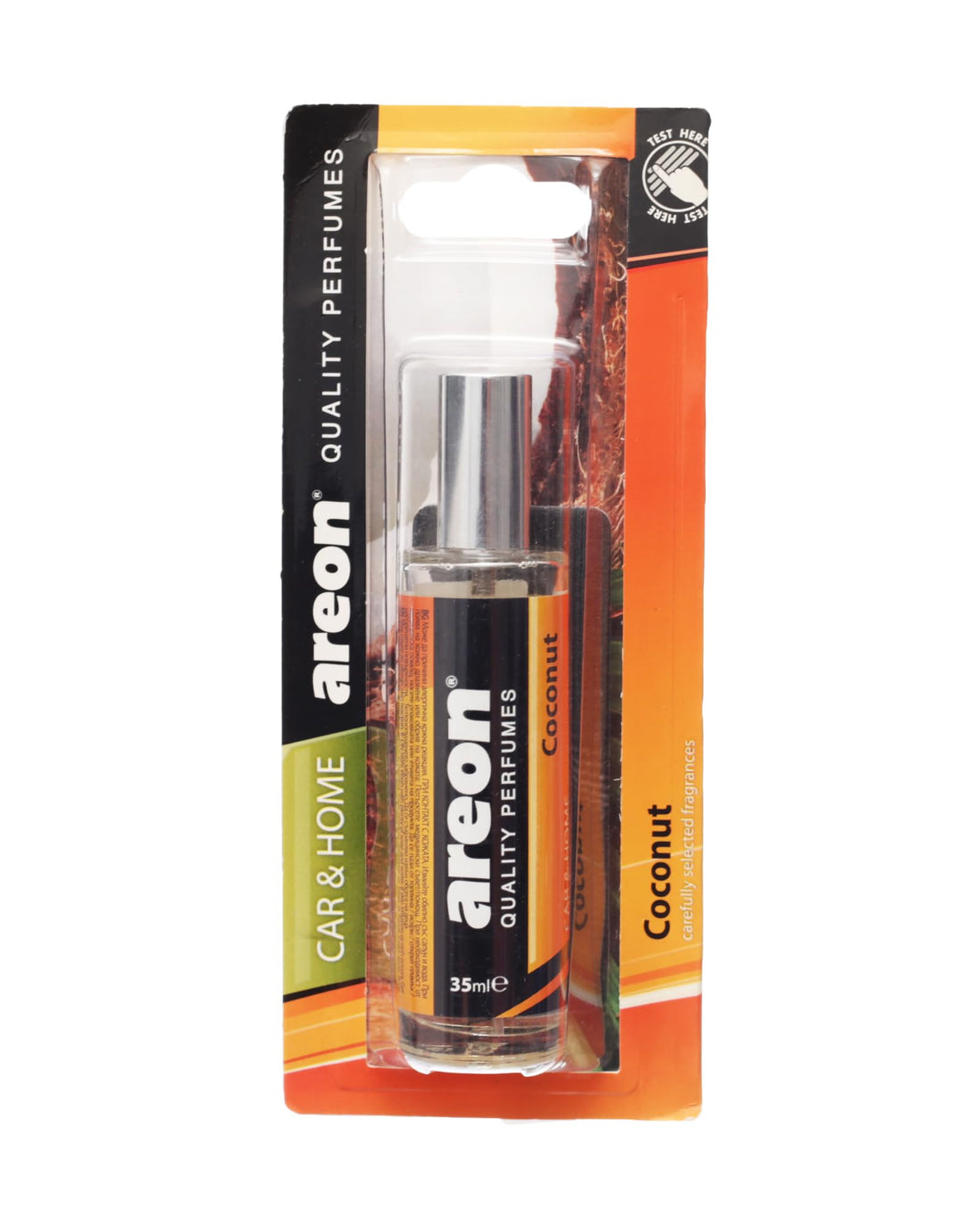 Areon Air Freshener - 35ml Coconut Scent for Car & Home Long-Lasting, Tropical Fragrance