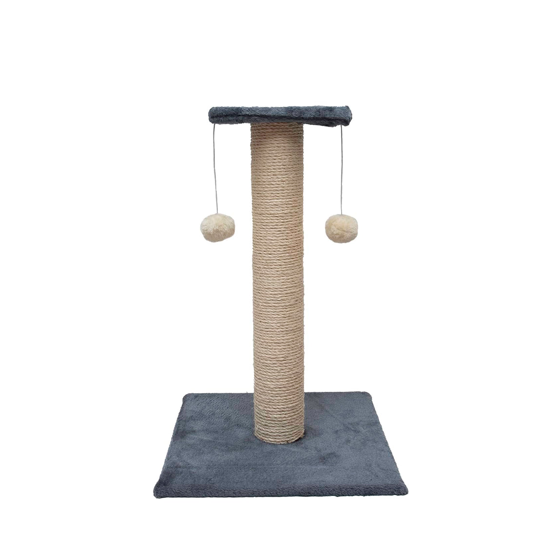 Tres Gatos Three Cats Scratching Post for Cats, Scratching Post for Cats, Made in Spain, 41 x 41 x 63 cm (Grey)