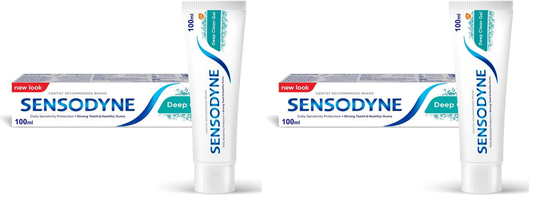 Sensodyne Toothpaste Deep Clean Gel, 100 ml (Pack of 2)