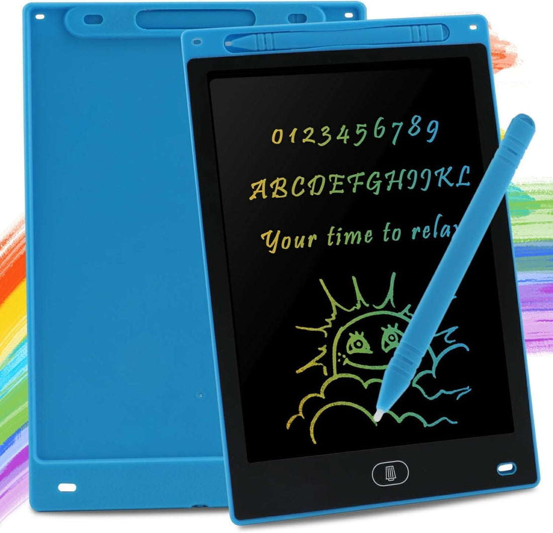 12 Inch Lcd Writing Tablet Handwriting Pad Digital Drawing Board Graphics Paperless Notepad Small Blackboard Support Screen Clear Function With Pen Built-in Button Battery
