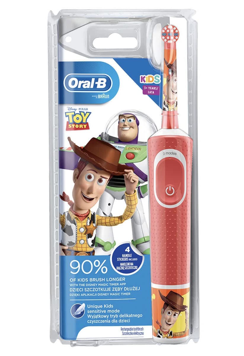 Oral-B Stages Power Kids Rechargeable Electric Toothbrush - Toy Story with Disney Magic Timer app