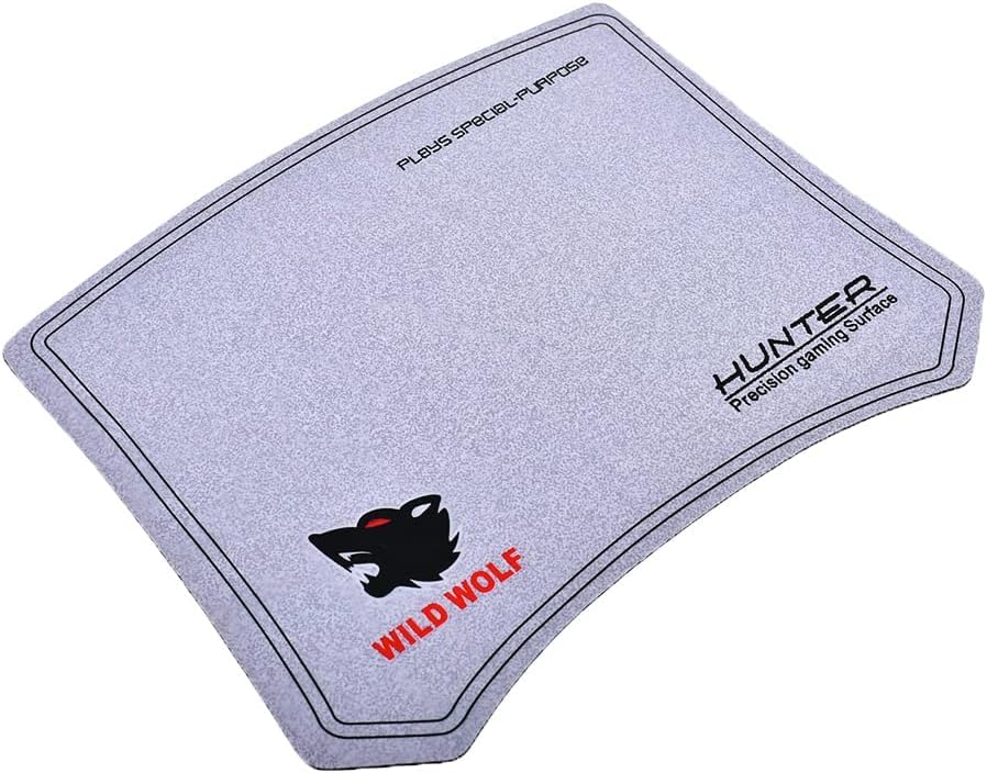 QUEST Super Soft Mouse Pad, Smooth Surface Mouse Mat with Non-Slip Rubber Base, Comfortable Wrist Support Pad for Office, Gaming & Home Use, Durable Computer Mouse Pad