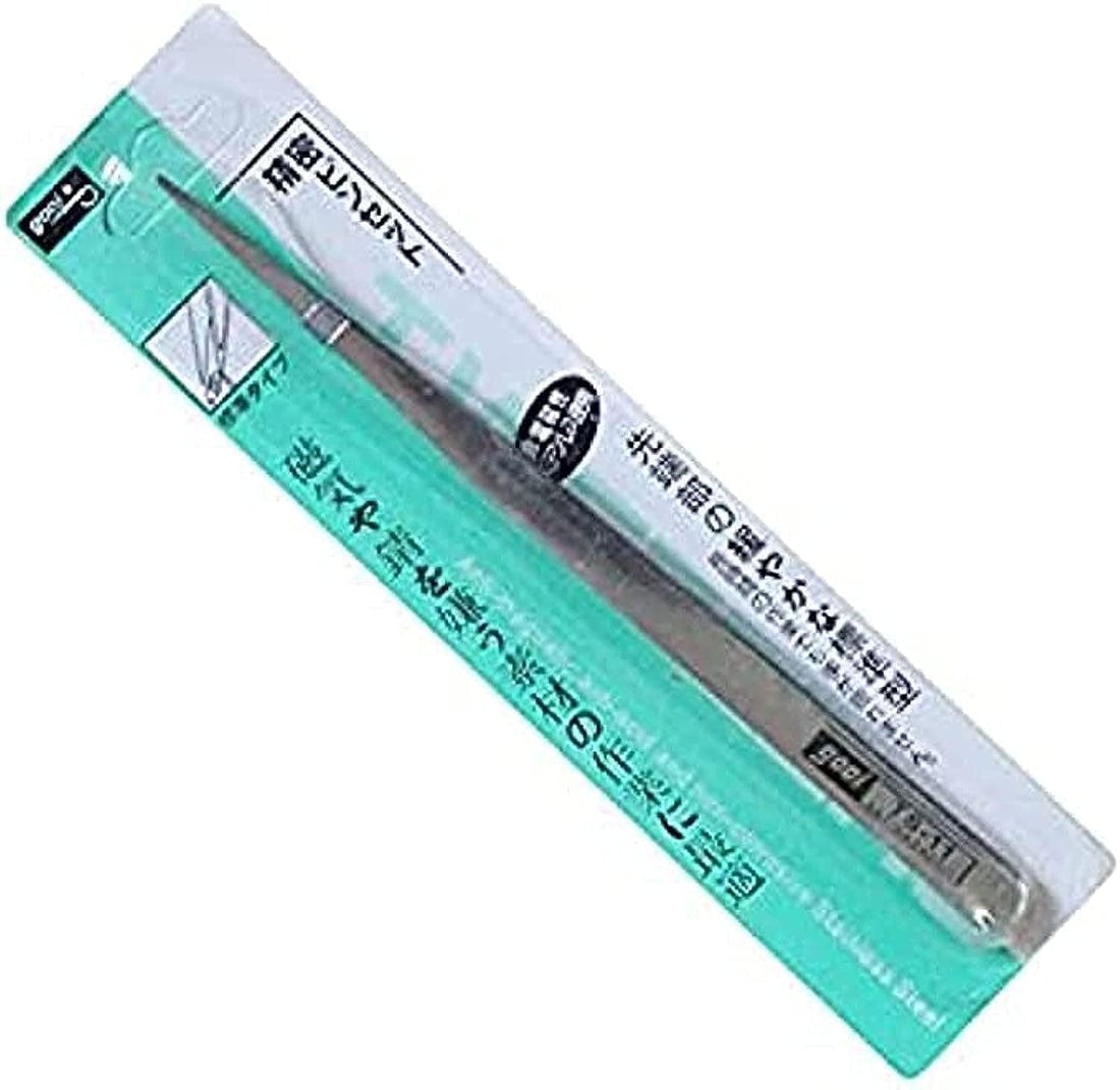 Stainless Steel Pointed Straight Tweezer TS-12 for Electronics and General Usage | Professional Pointed Eyebrow Tweezers