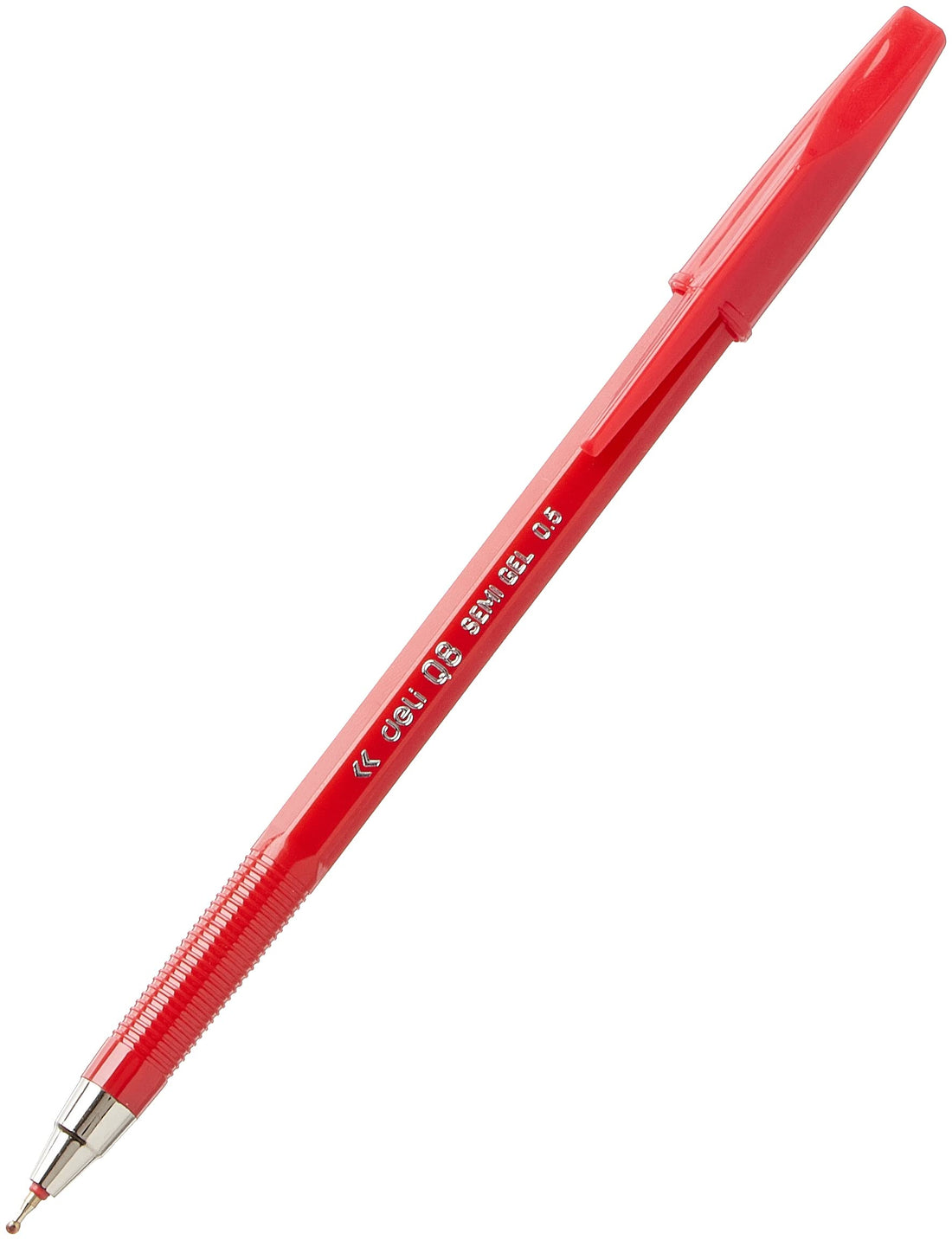 Deli writing instrument ballpoint pen q8-rd red