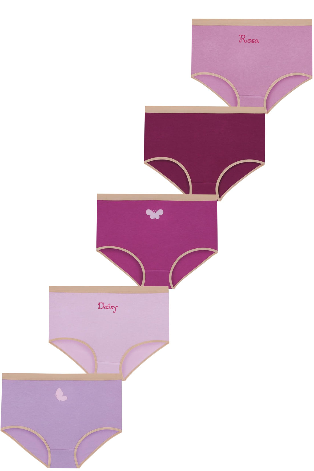 Charmaine Womens Midi Briefs Underwear (pack of 5)