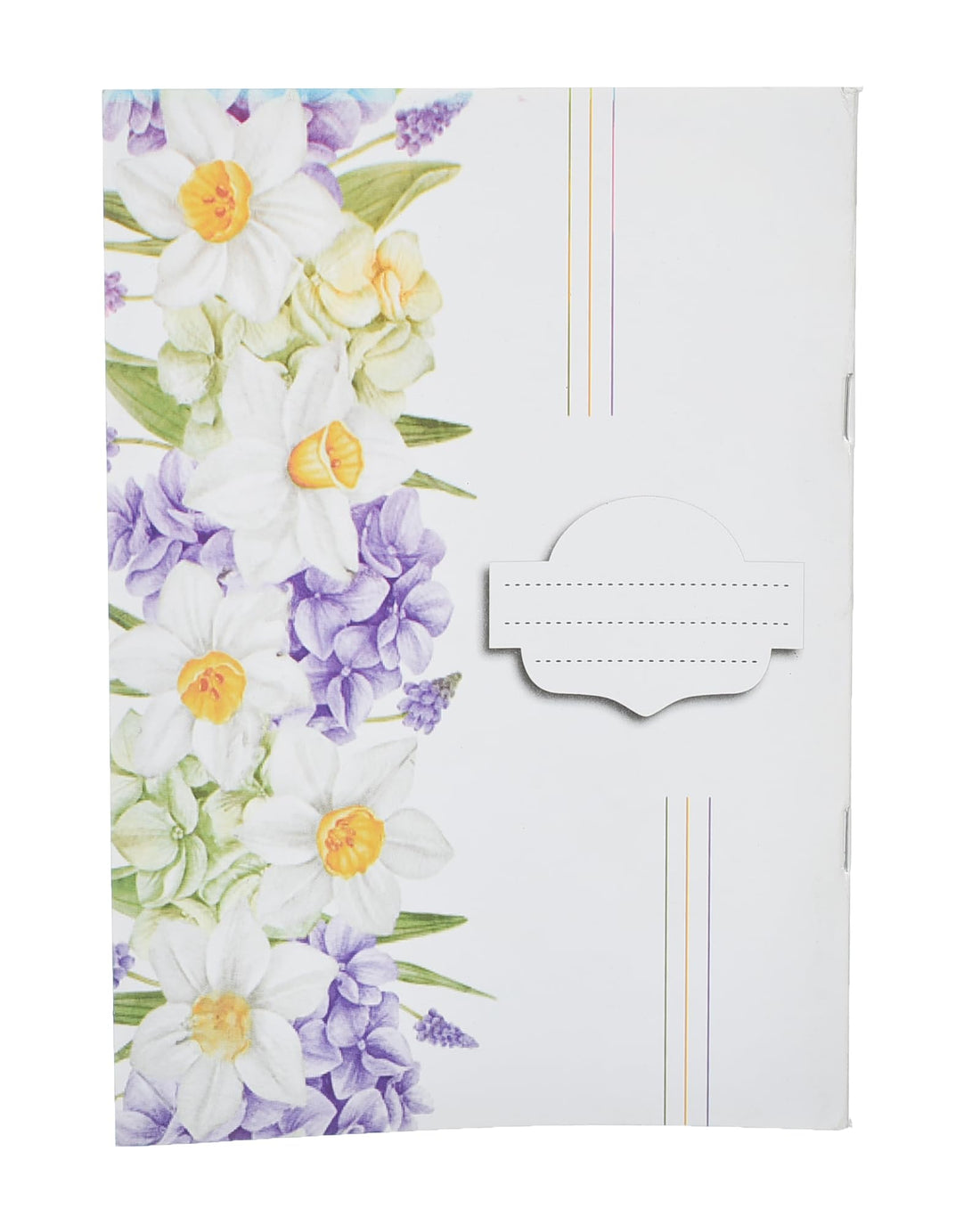 Extra Line School Notebook Stapled Half Centimeter 60 Sheets Rose Design Coated Cover 16×22.5cm Perfect for Handwriting Practice