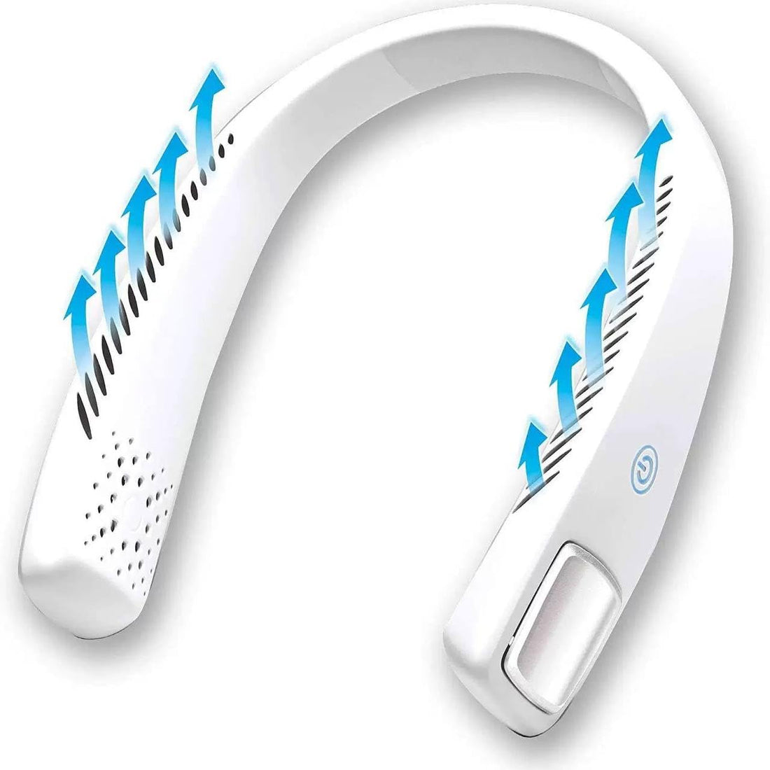 Flexible Neck Fan - Quiet, Portable Cool Mist Fan with 3 Speed Controls, Bendable and Comfortable Neck Strap, Six-Hour Continuous Operation, Perfect for Sports, Travel, or Home Use