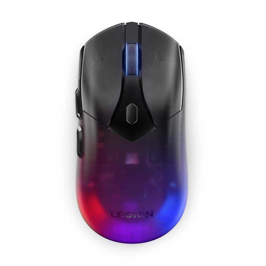 Lenovo Legion M410 Wireless RGB Gaming Mouse, Ambidextrous with 6 Programmable Buttons, Up to 16000 DPI with 4 Levels DPI Switch, 2-Zone Programmable RGB, 30 Million Clicks, Black, 1Yr Warranty