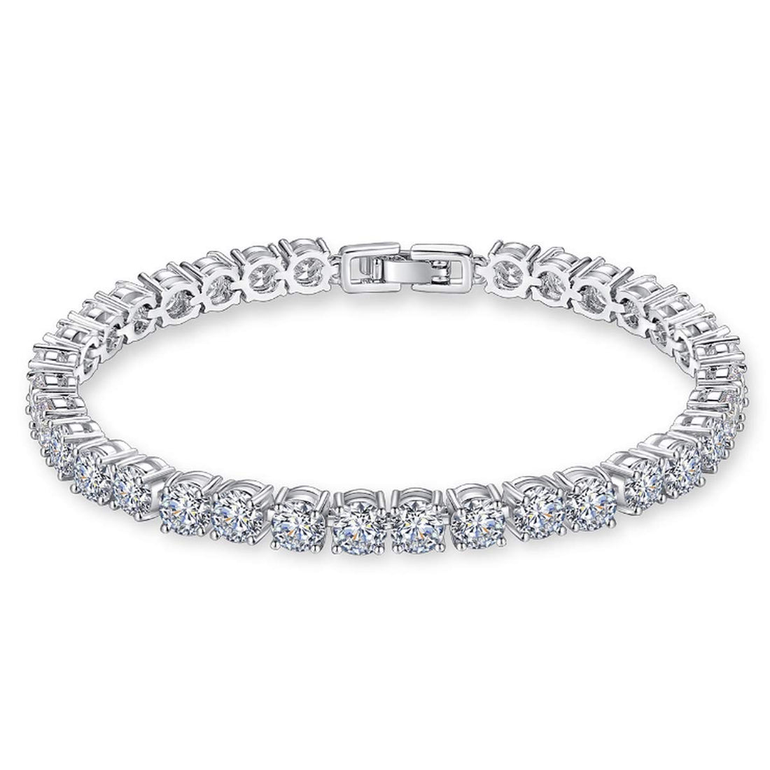 Jewellery Collection Brilliant Round Cut Simulated Diamond Tennis Bracelet