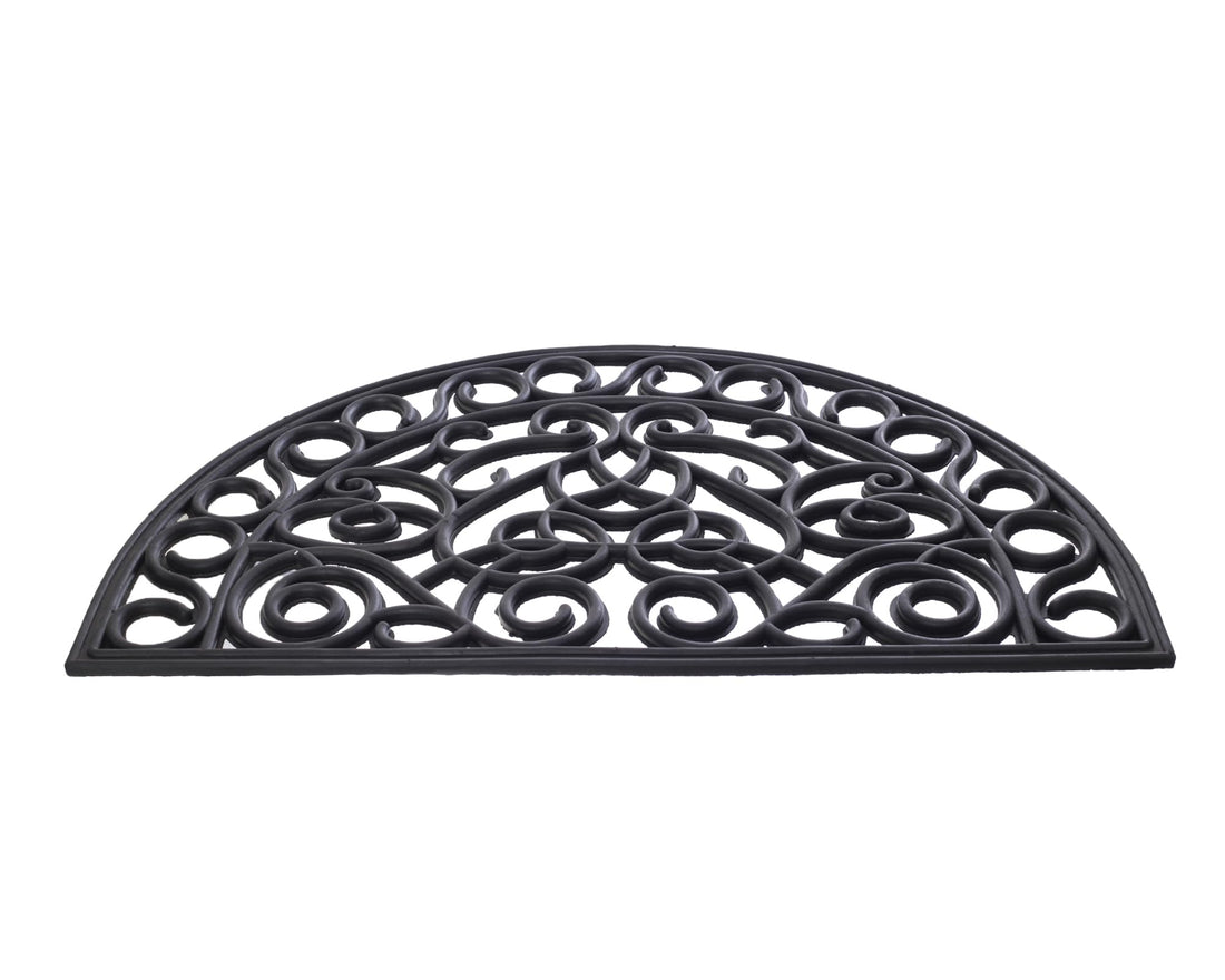 Semicircular Rubber Doormat 45 x 75 Cm