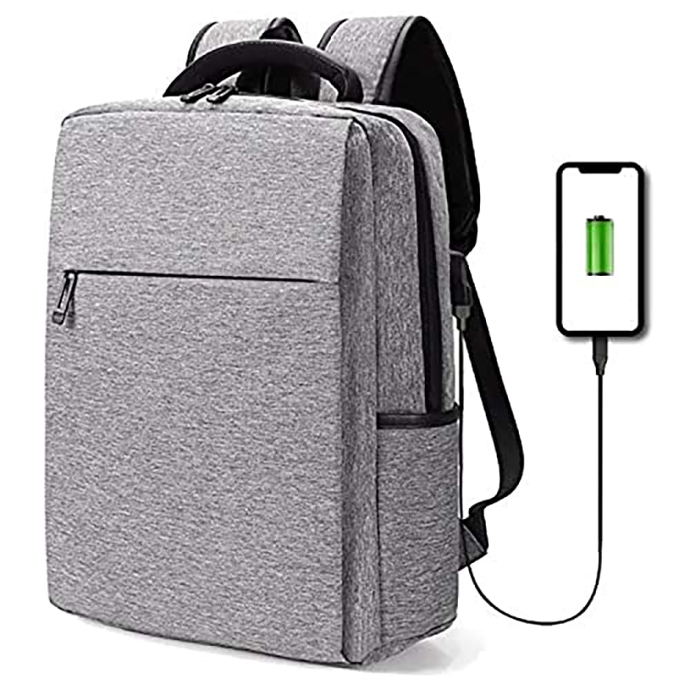 Tolino Laptop Travel Backpack, Portable Lightweight Adjustable Shoulder Strap for Travel Business, Compatible for MacBook Air, Surface, iPad 14 12inch (Grey)