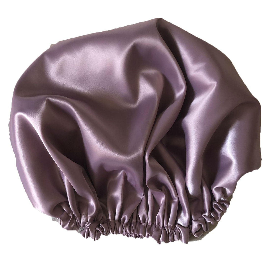 Curly Hair Satin Bonnet - comfortable size-cashmere mauve