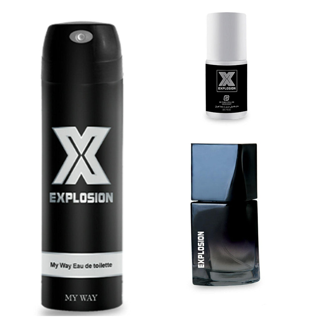 My Way Explosion ETD & spray & roll on for men