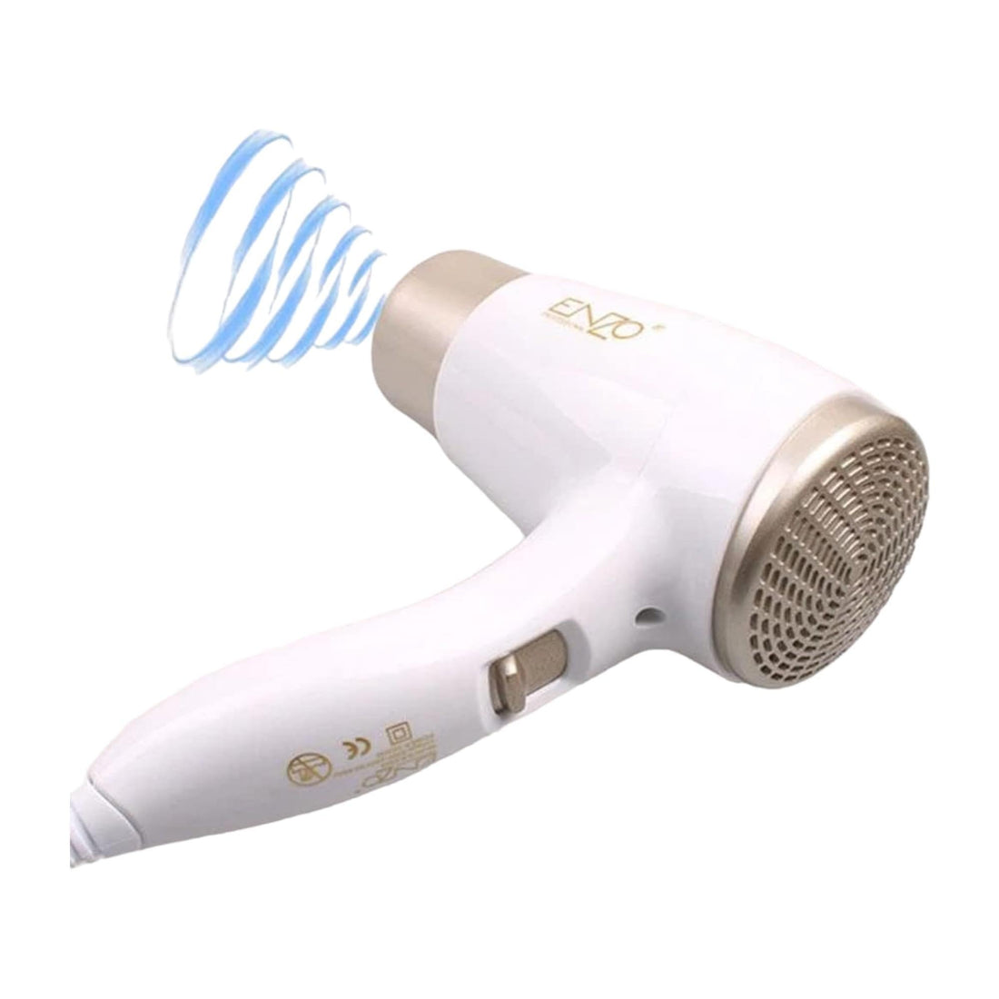 Enzo Hair Dryer - Wall Mounted - Suitable for Home, Bathroom, Salon - 3000W (White)