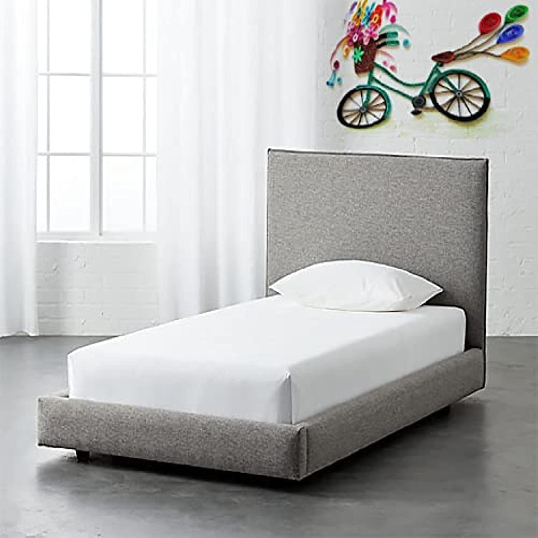 Tigers Trade Lines A2Z 120cm Single Bed Sheet Set (White) - 2 Piece