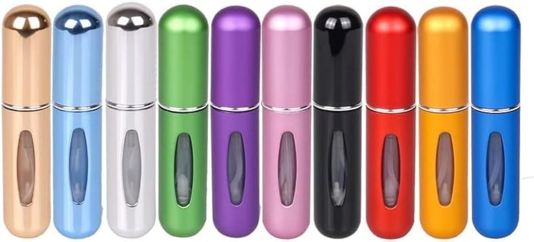 Portable Travel Perfume - Mini Perfume Atomizer - Easy Filling - for Men and Women - Leak Proof Perfume Pump - Travel Accessories - 5ml Generic