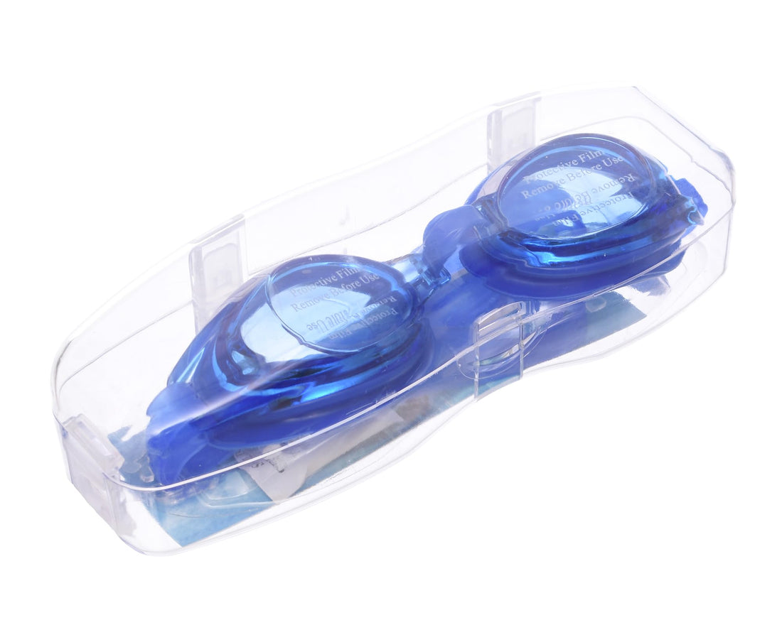 2110 High Quality Swimming Goggles For All Ages & Genders, Fog & Water Resistant - Blue