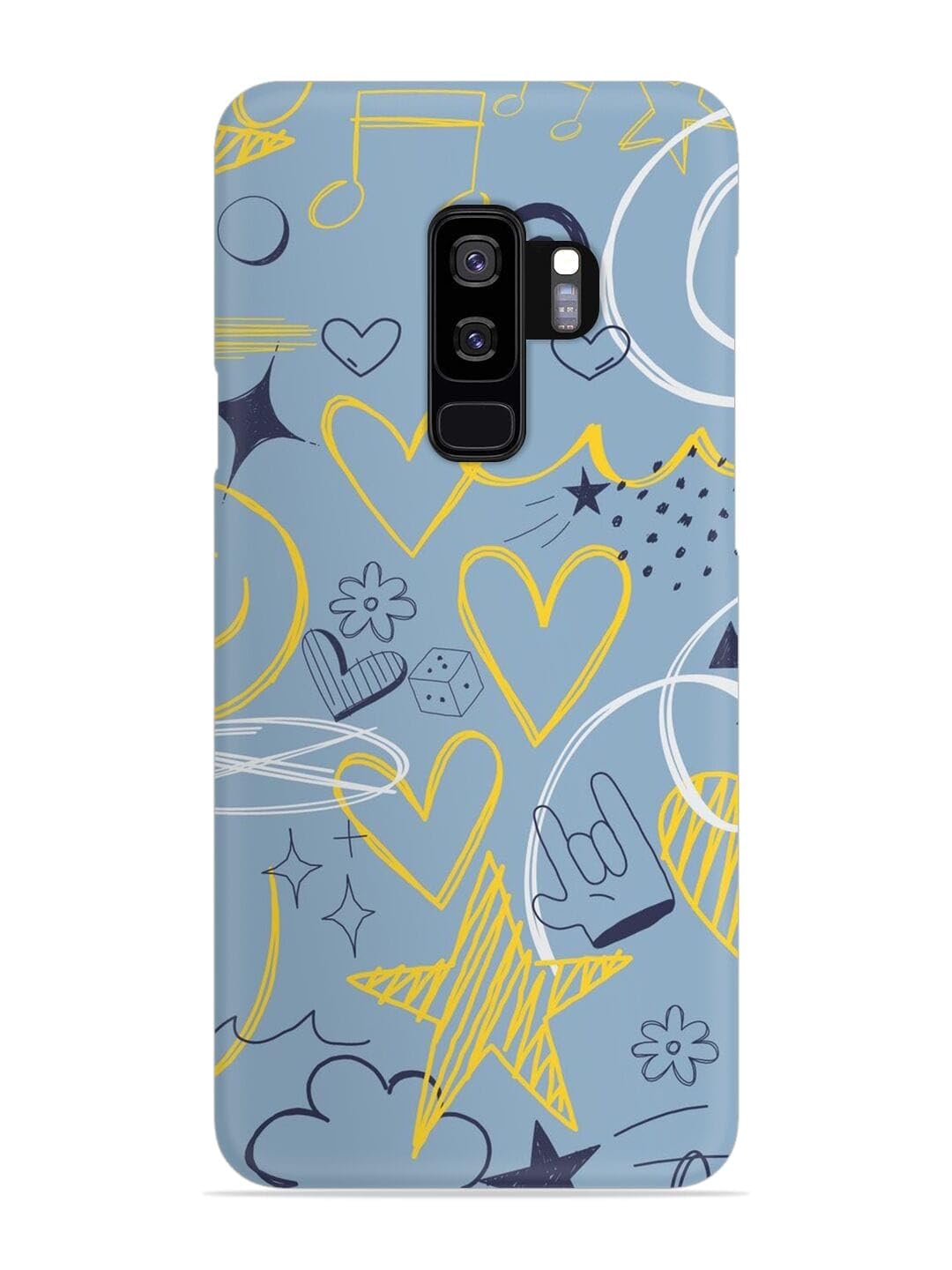 Creating A Sense Of Abundance And Playful Chaos Silicone Printed mobile case compatible with Samsung S9 plus