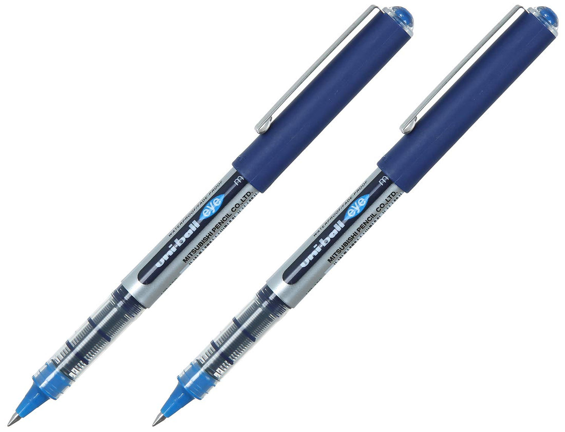 Uni-ball Ub150 Eye Pen, Pack of 2 - Blue