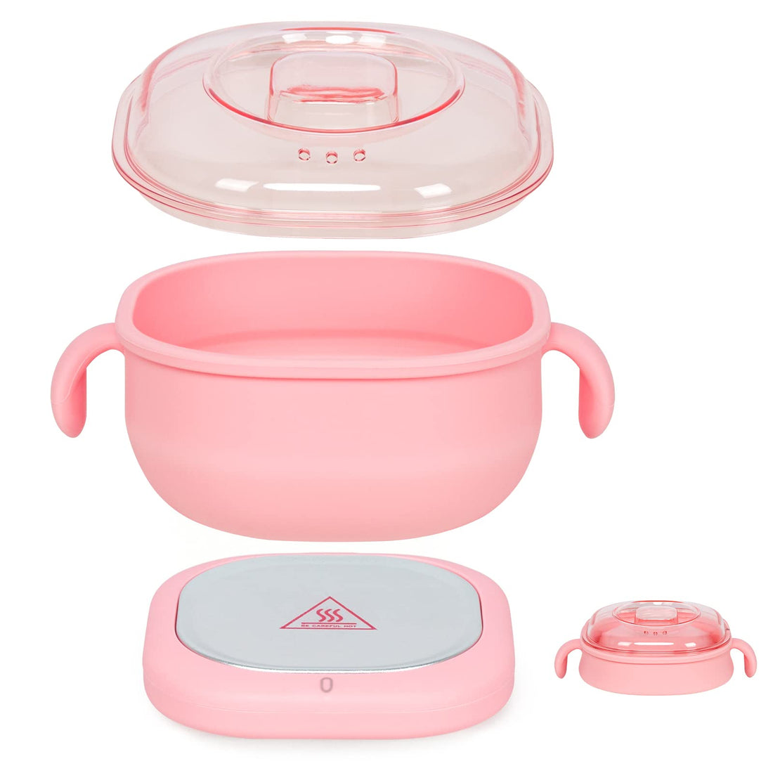 Ranrose Wax Warmer Hair Removal ,Portable Wax Warmer-Replacement Silicone Pot Hair Removal Waxing Bowl for Home Use Wax