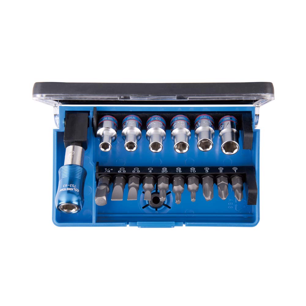 King tony 2517mr 1/4" drive 6 point socket wrench set, 17 piece