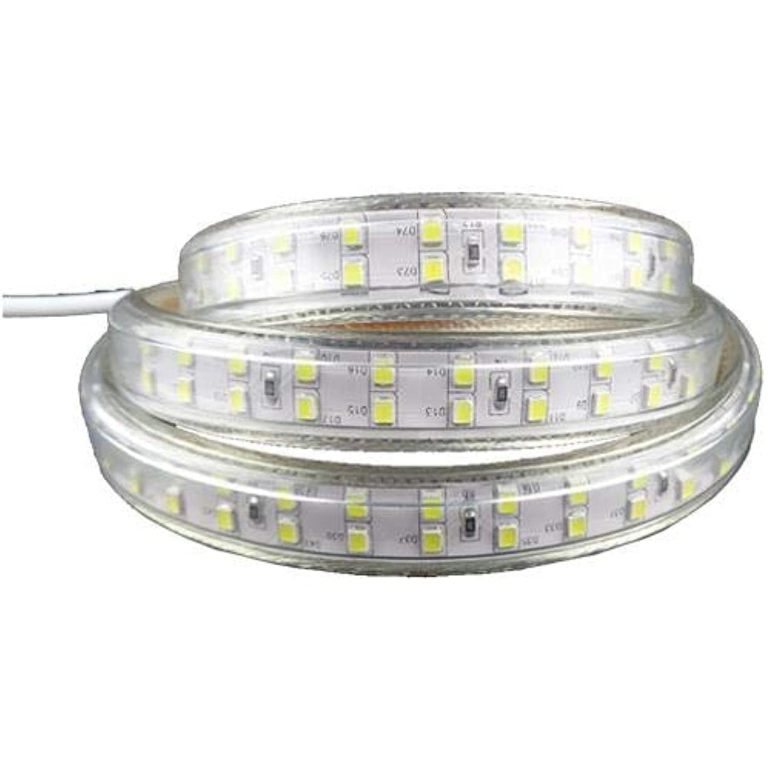 220V Waterproof 160leds/m Double Raw SMD 2835 LED Strip (5m, Warm-White Yellow)