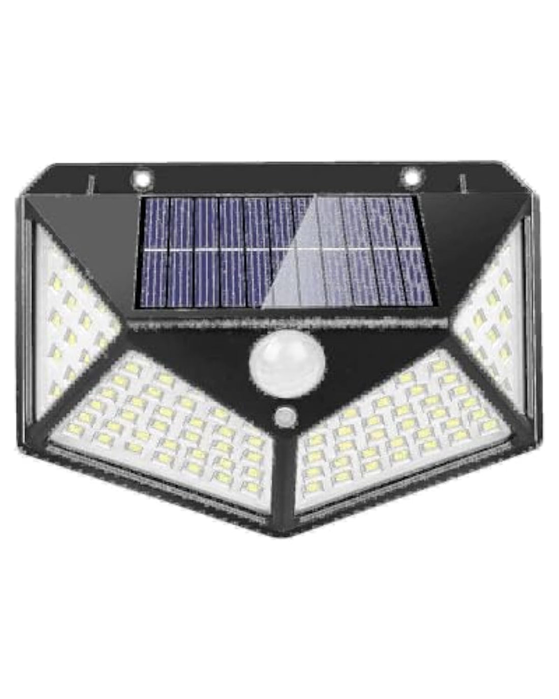 Solar Security Light, 100LED Solar Security Light Outdoor Motion Sensor, 270° Wide Angle Waterproof Upgrade Wireless Solar Light with 3 Lntelligent Modes for Garden Terrace Garage Outdoor Wall Light